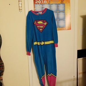 XL 15/17 SuperGirl PJ Onesie